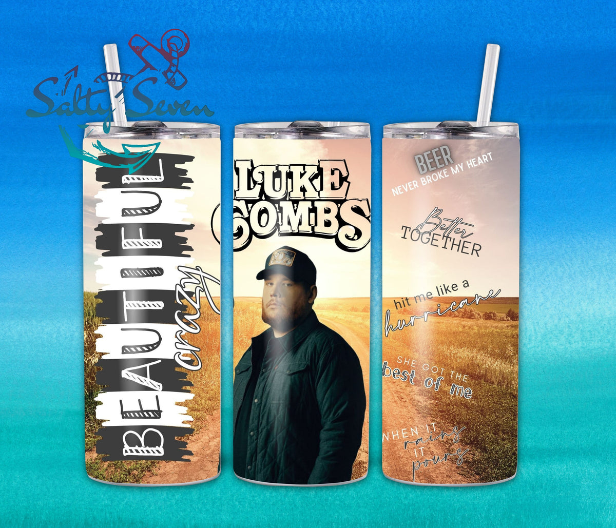 20oz Luke Combs tumbler