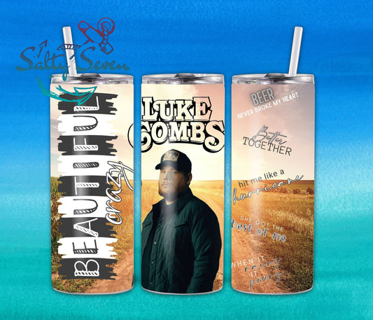 20oz Luke Combs tumbler